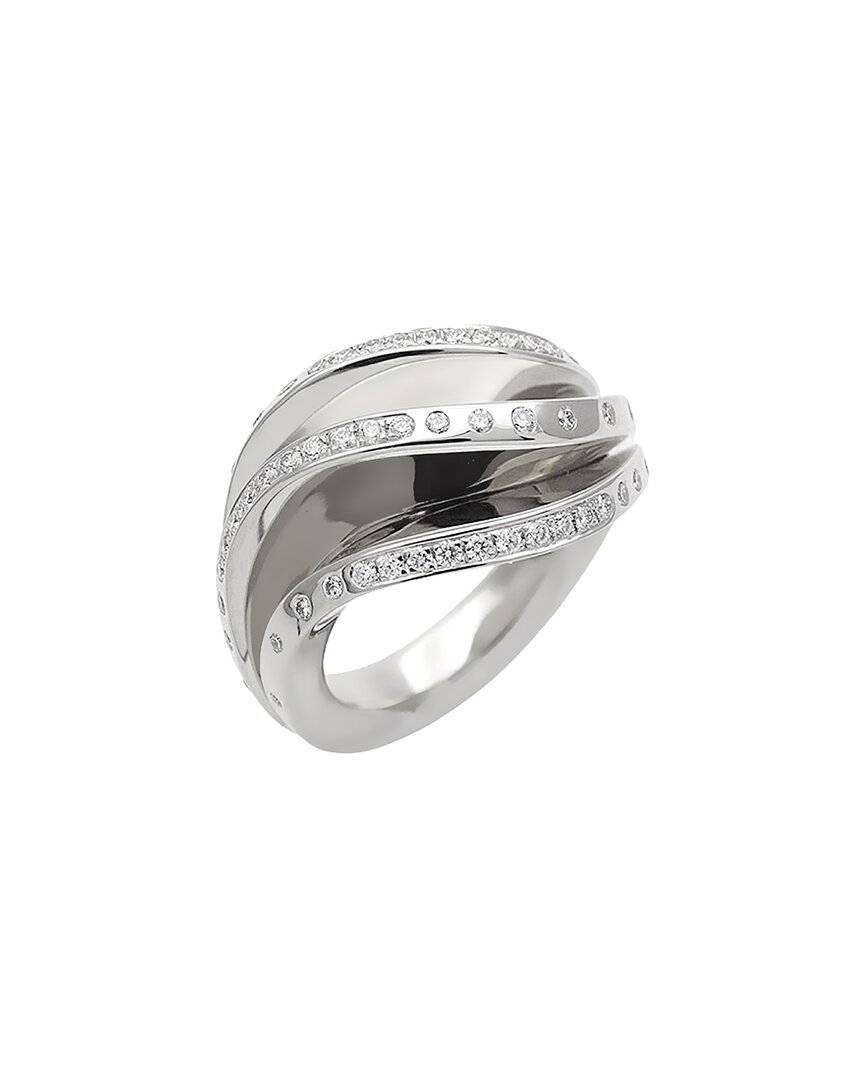 Cartier Nouvelle Vague Wave Diamond 18k White Gold
