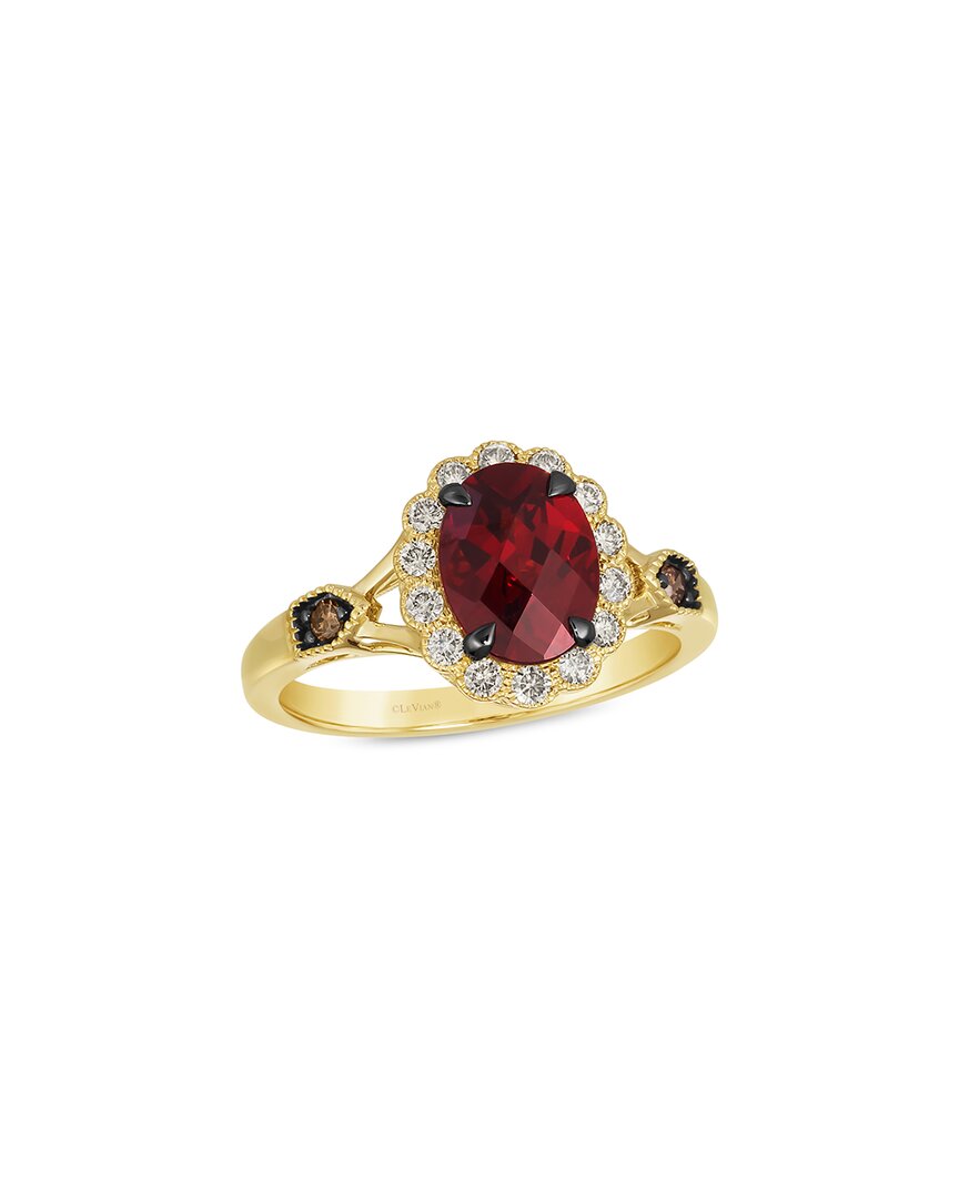 Le Vian ® 14k 2.67 Ct. Tw. Diamond & Garnet Color Blocking Semi Precious Ring
