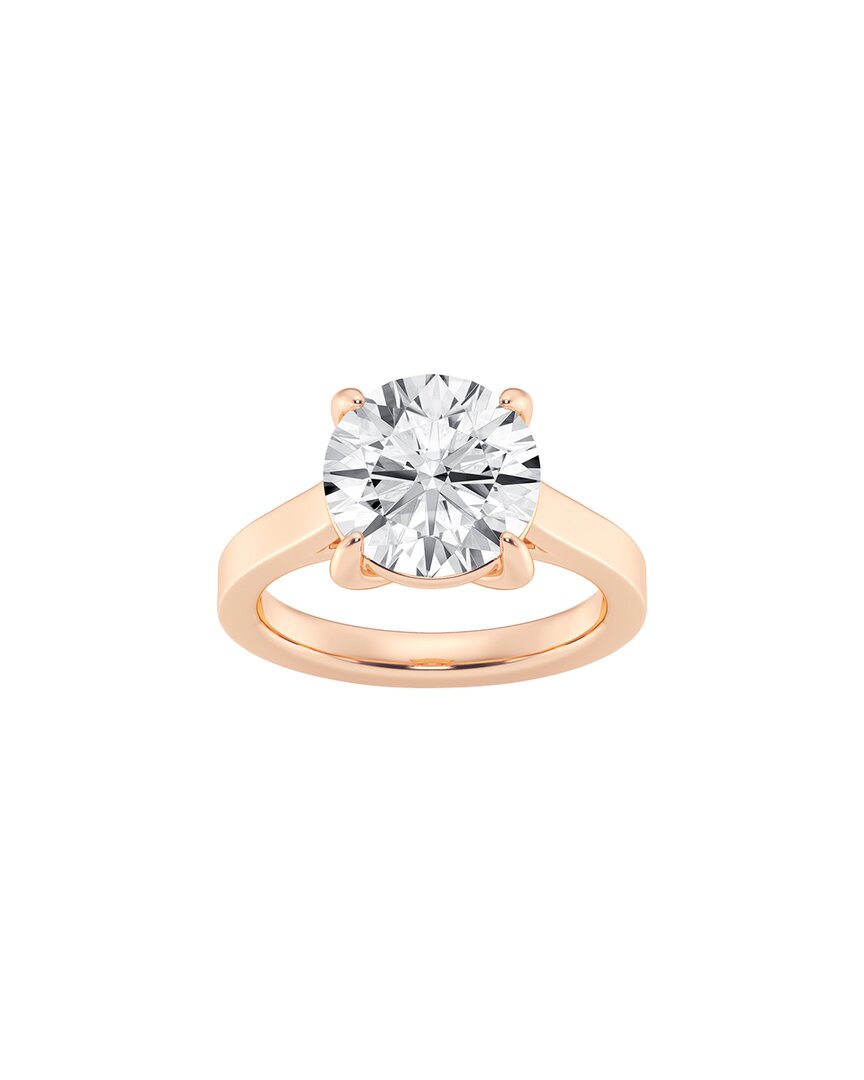 Lab Grown Diamonds 14k Rose Gold 5.00 Ct. Tw. Lab-grown Diamond Solitaire  Engagement Ring