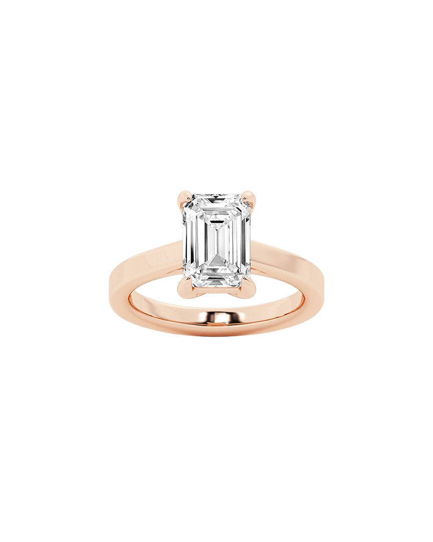 Lab Grown Diamonds 14k Rose Gold 3.00 Ct. Tw. Lab-grown Diamond Solitaire Engagement Ring