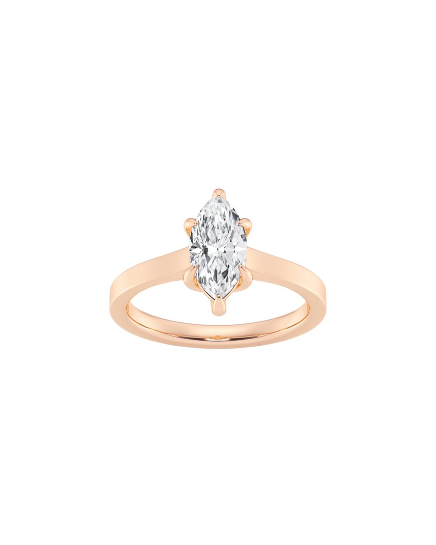 Lab Grown Diamonds 14k Rose Gold 0.50 Ct. Tw. Lab-grown Diamond Solitaire  Engagement Ring