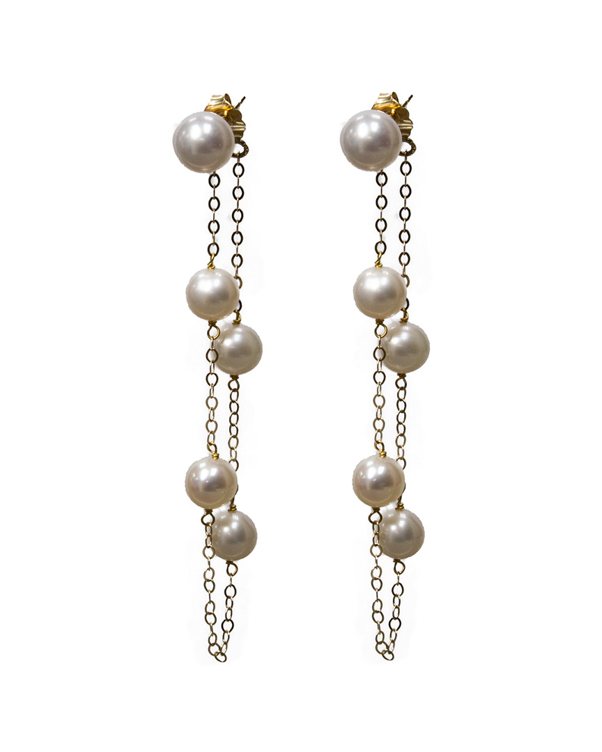 Belpearl 14k 6-7mm Pearl Earrings