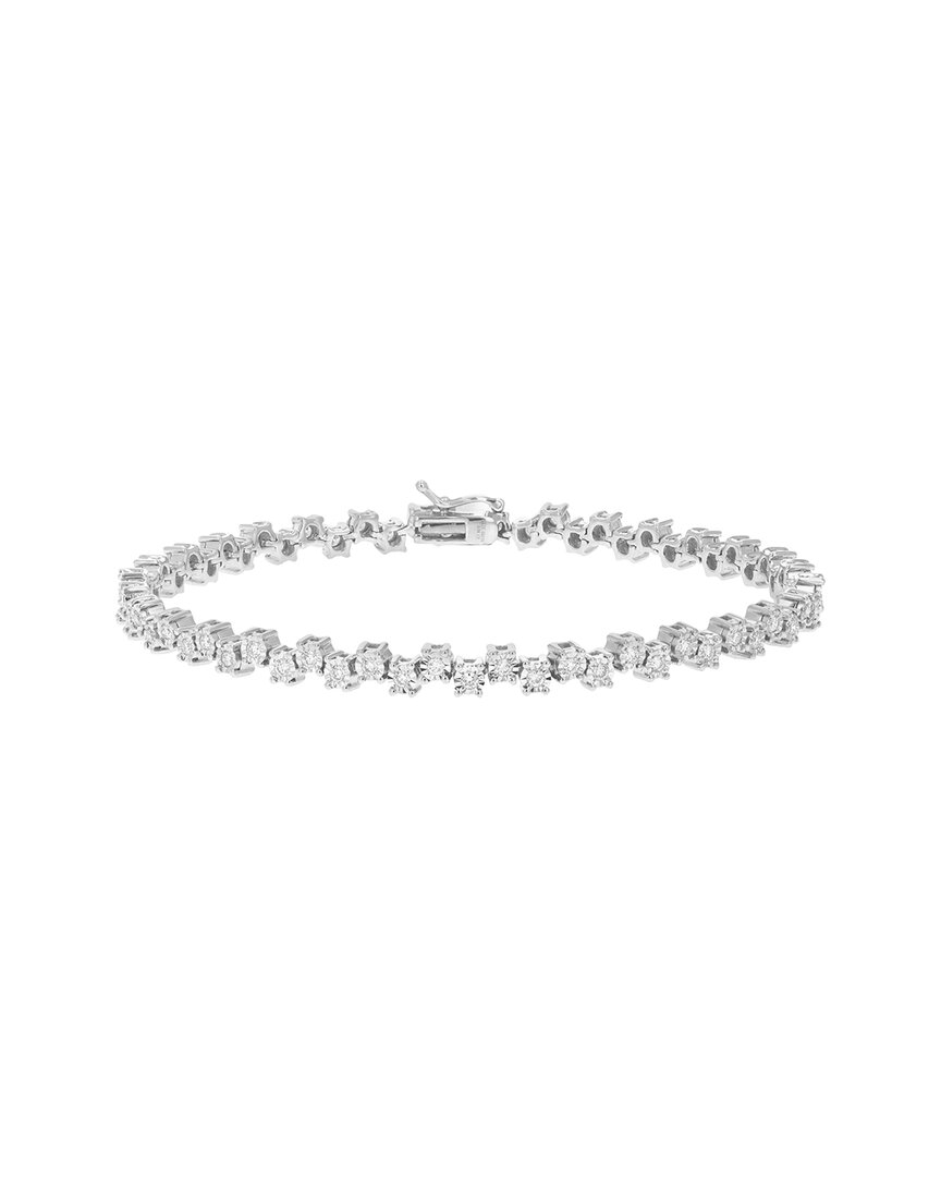 Amairah 2.30 Ct. Tw. Lab-grown Diamond Silver Tennis Bracelet