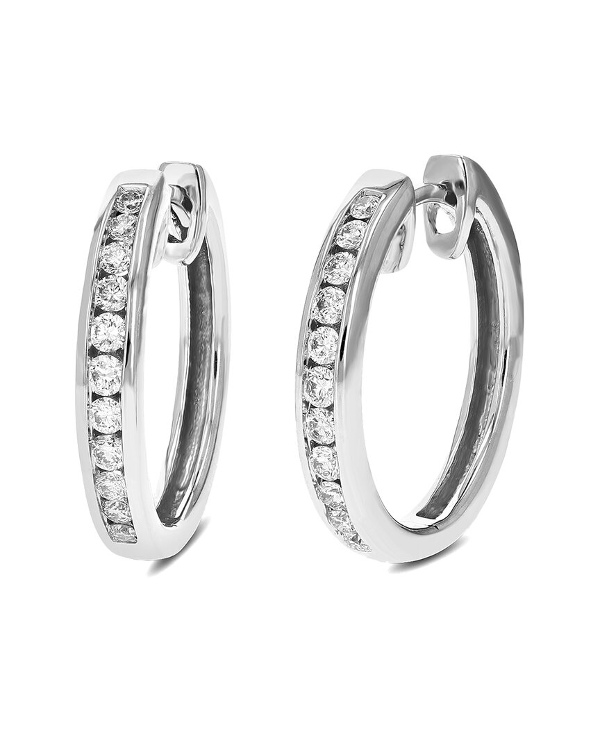 Amairah 1.00 Ct. Tw. Lab-grown Diamond 14k Hoop Earrings