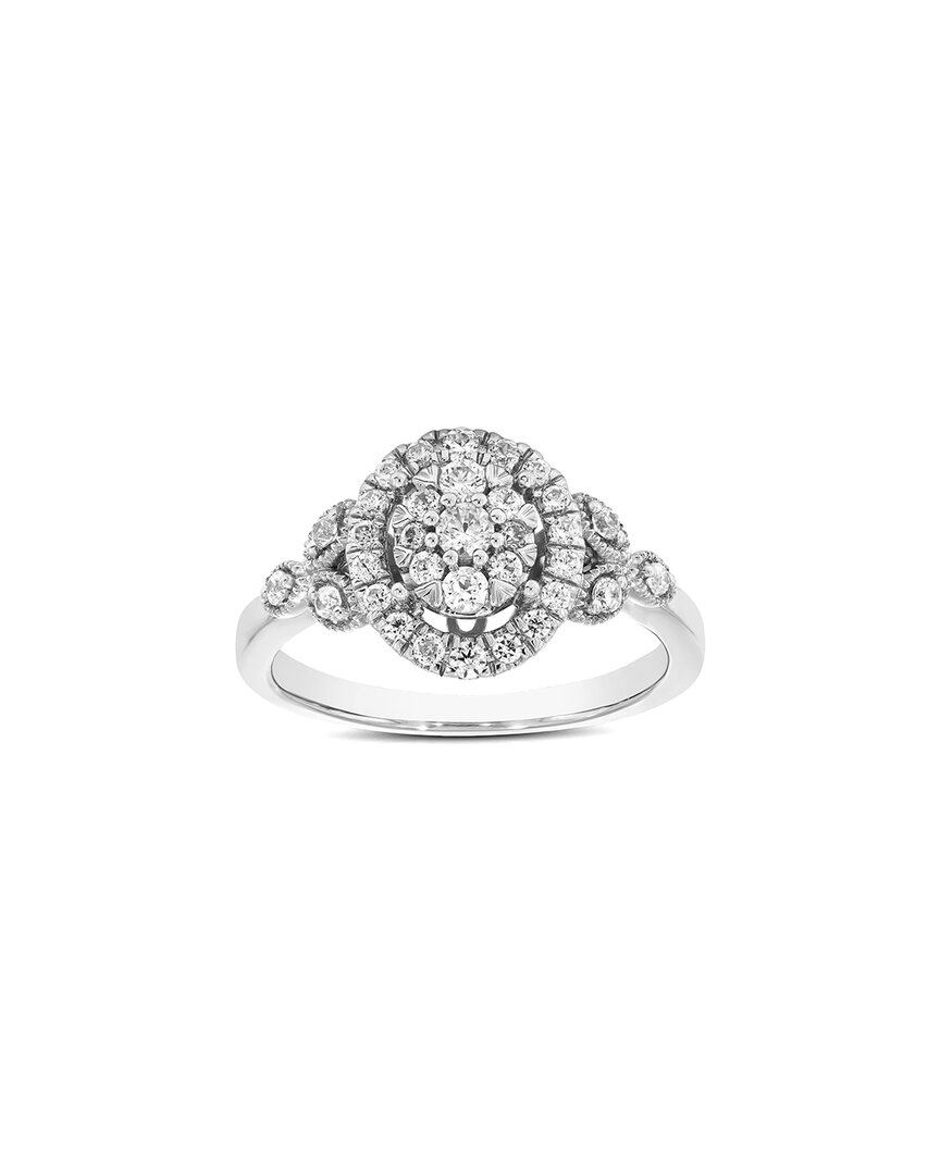 Amairah 1.00 Ct. Tw. Lab-grown Diamond Silver Engagement Ring