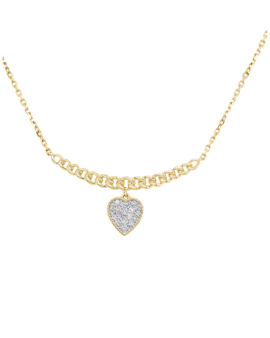 Diana M. 14k 0.13 Ct. Tw. Diamond Necklace