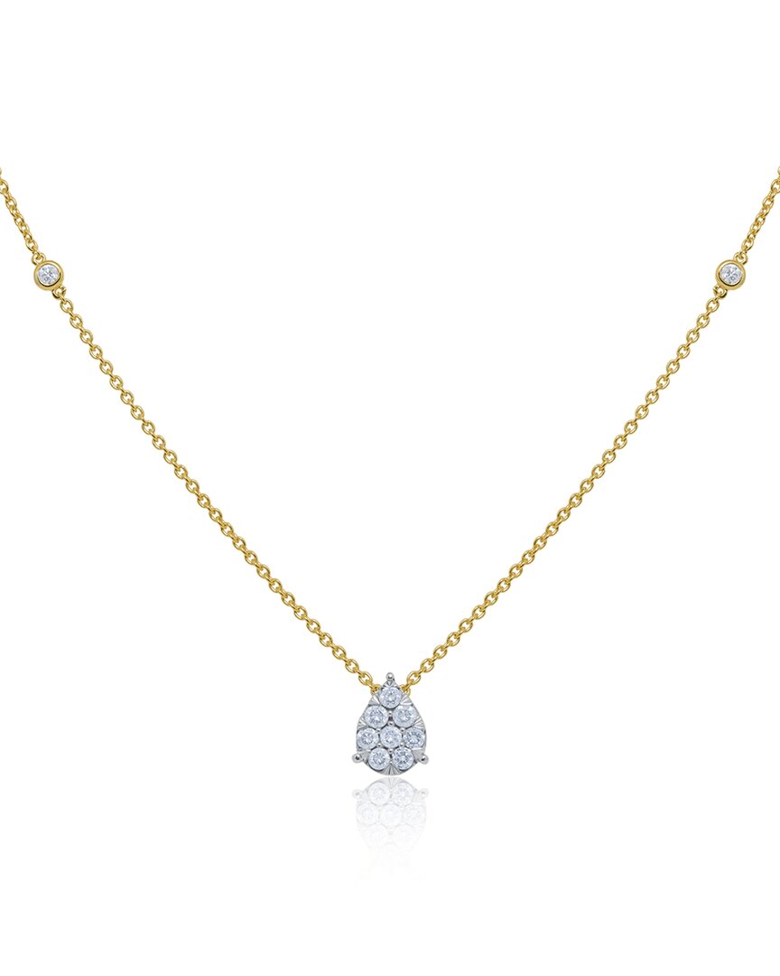 Diana M. 14k 0.32 Ct. Tw. Diamond Necklace