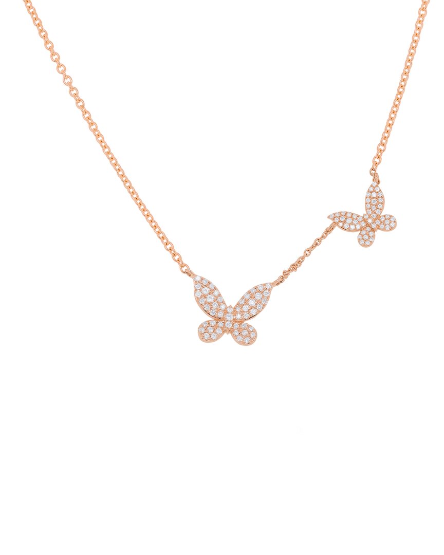 Diana M. 14k Rose Gold 0.33 Ct. Tw. Diamond Necklace