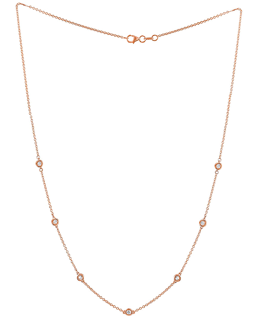 Diana M. Fine Jewelry 14K Rose Gold 0.40 ct. tw. Diamond Necklace
