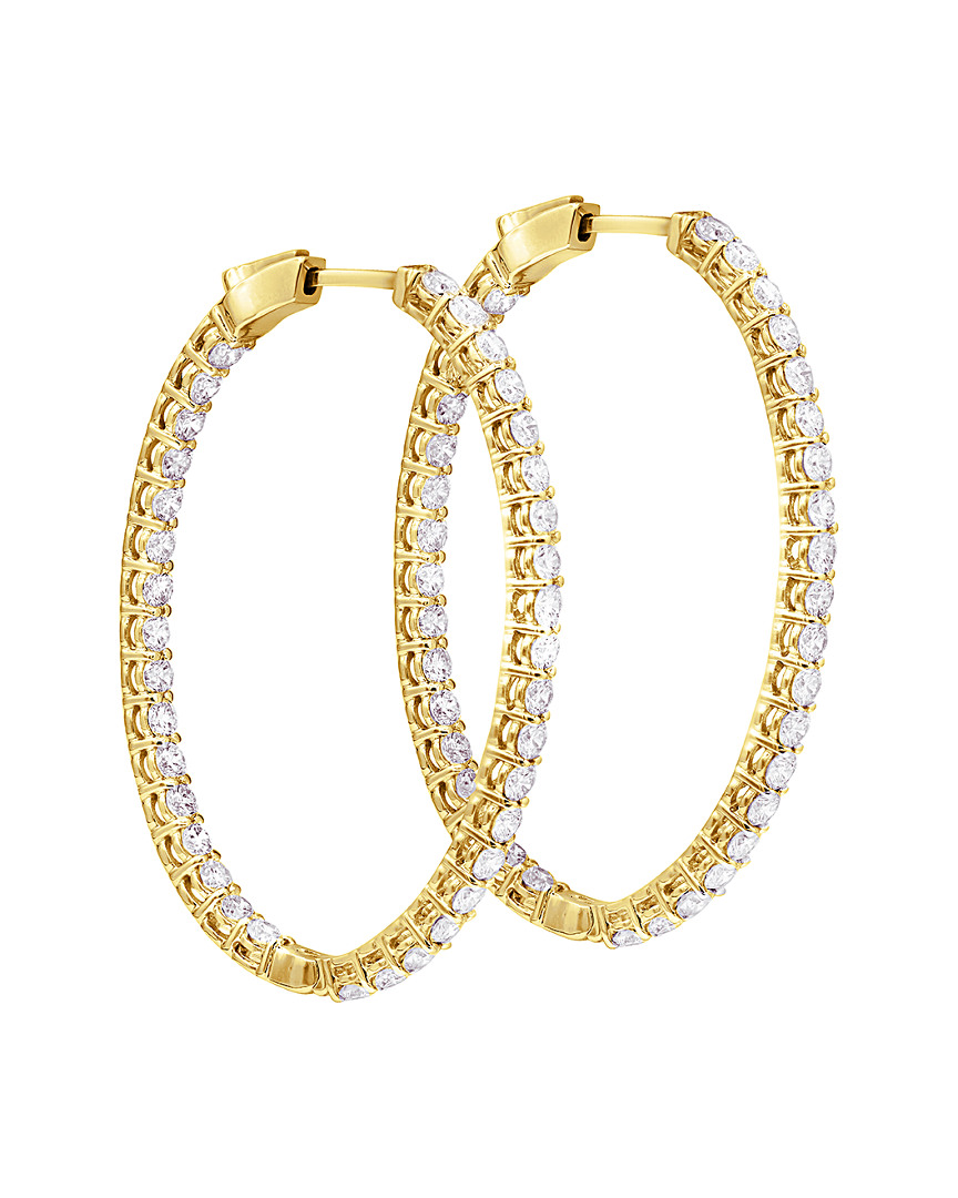 Diana M. Fine Jewelry 18k 1.40 Ct. Tw. Diamond Hoops