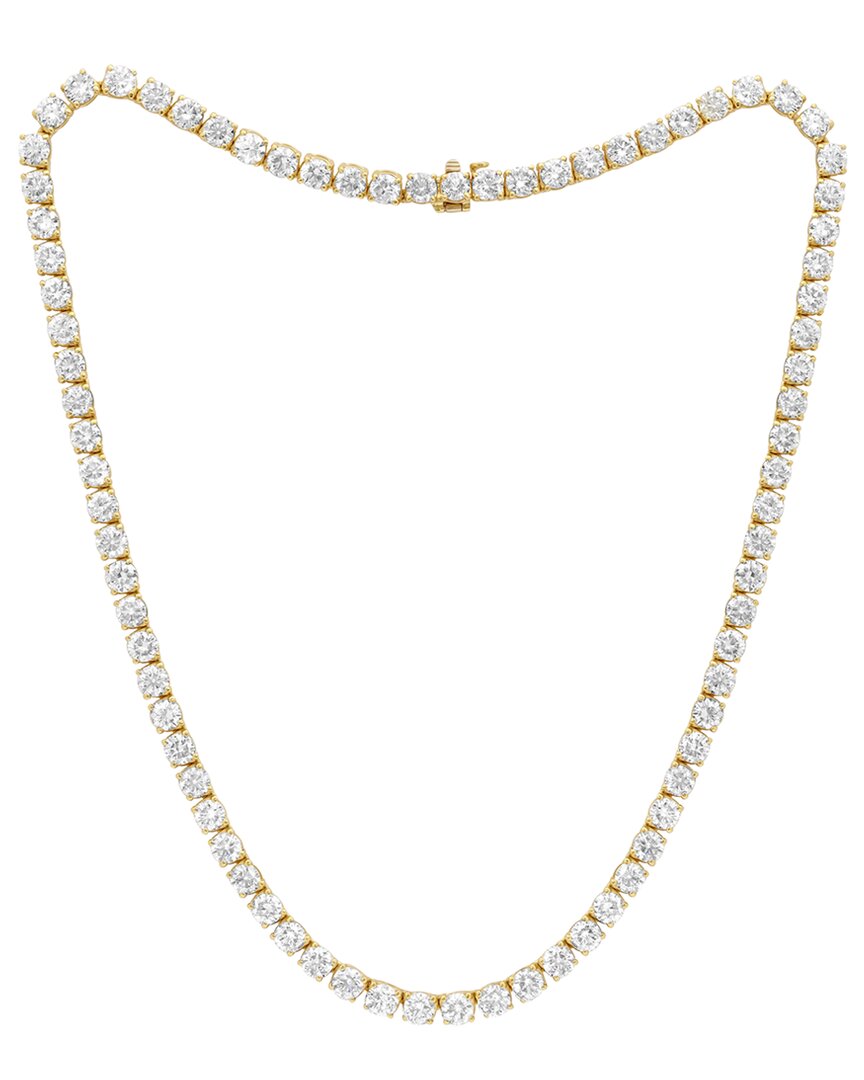 Diana M. 18k 16.00 Ct. Tw. Diamond Tennis Necklace