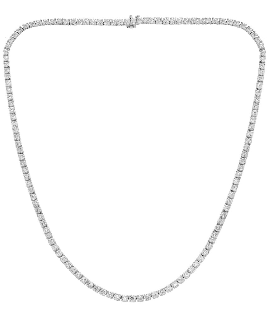 Diana M. Fine Jewelry 14k 11.75 Ct. Tw. Diamond Tennis Necklace