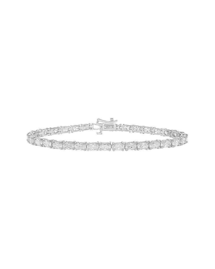 Diana M Lab Grown Diamonds Diana M. 14k 6.69 Ct. Tw. Lab-grown Diamond Tennis Bracelet