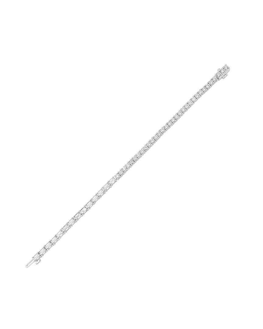 Diana M Lab Grown Diamonds Diana M. 14k 6.73 Ct. Tw. Lab-grown Diamond Tennis Bracelet
