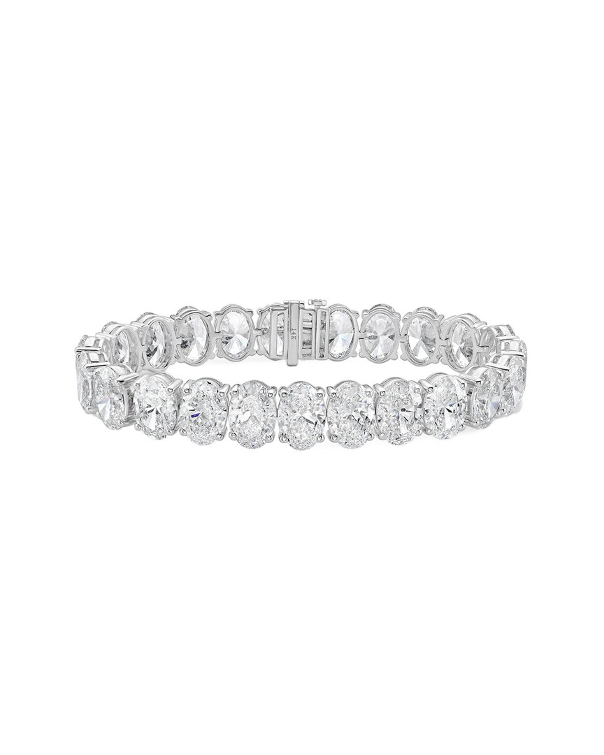 Diana M Lab Grown Diamonds Diana M. 14k 26.00 Ct. Tw. Lab-grown Diamond Tennis Bracelet