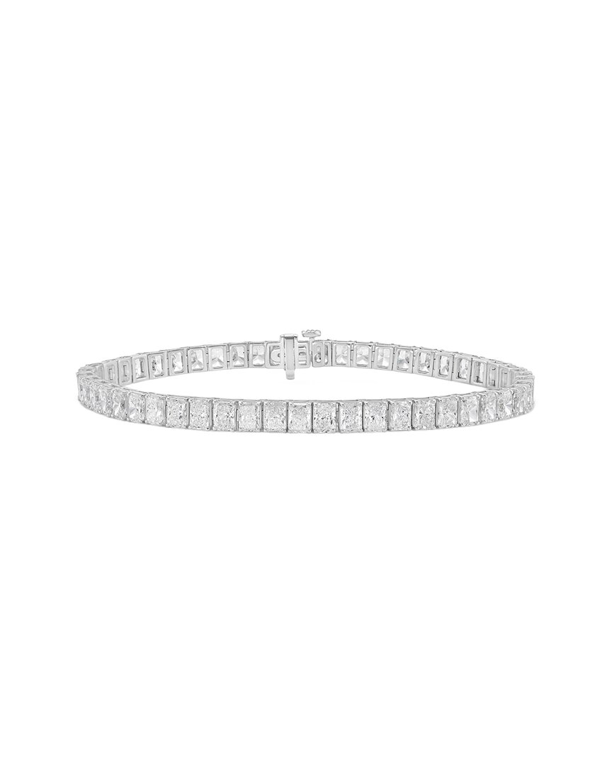 Diana M Lab Grown Diamonds Diana M. 14k 11.44 Ct. Tw. Lab-grown Diamond Tennis Bracelet