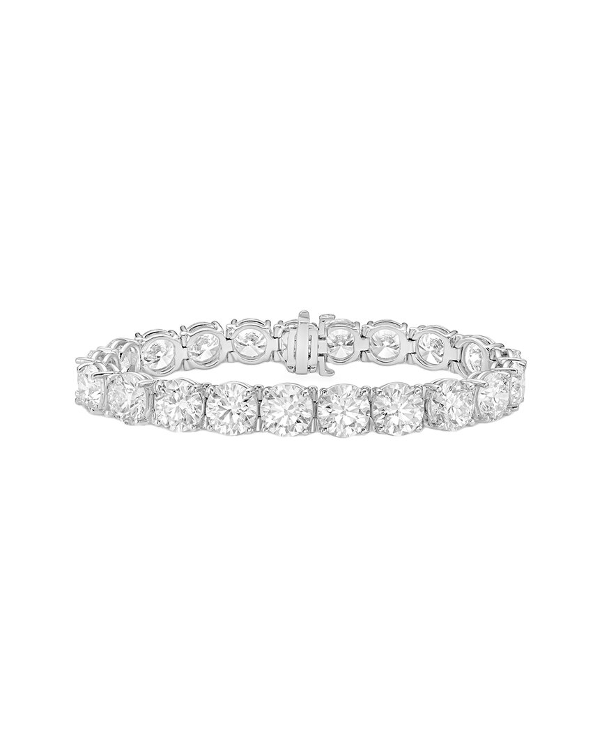 Diana M Lab Grown Diamonds Diana M. 14k 42.00 Ct. Tw. Lab-grown Diamond Tennis Bracelet