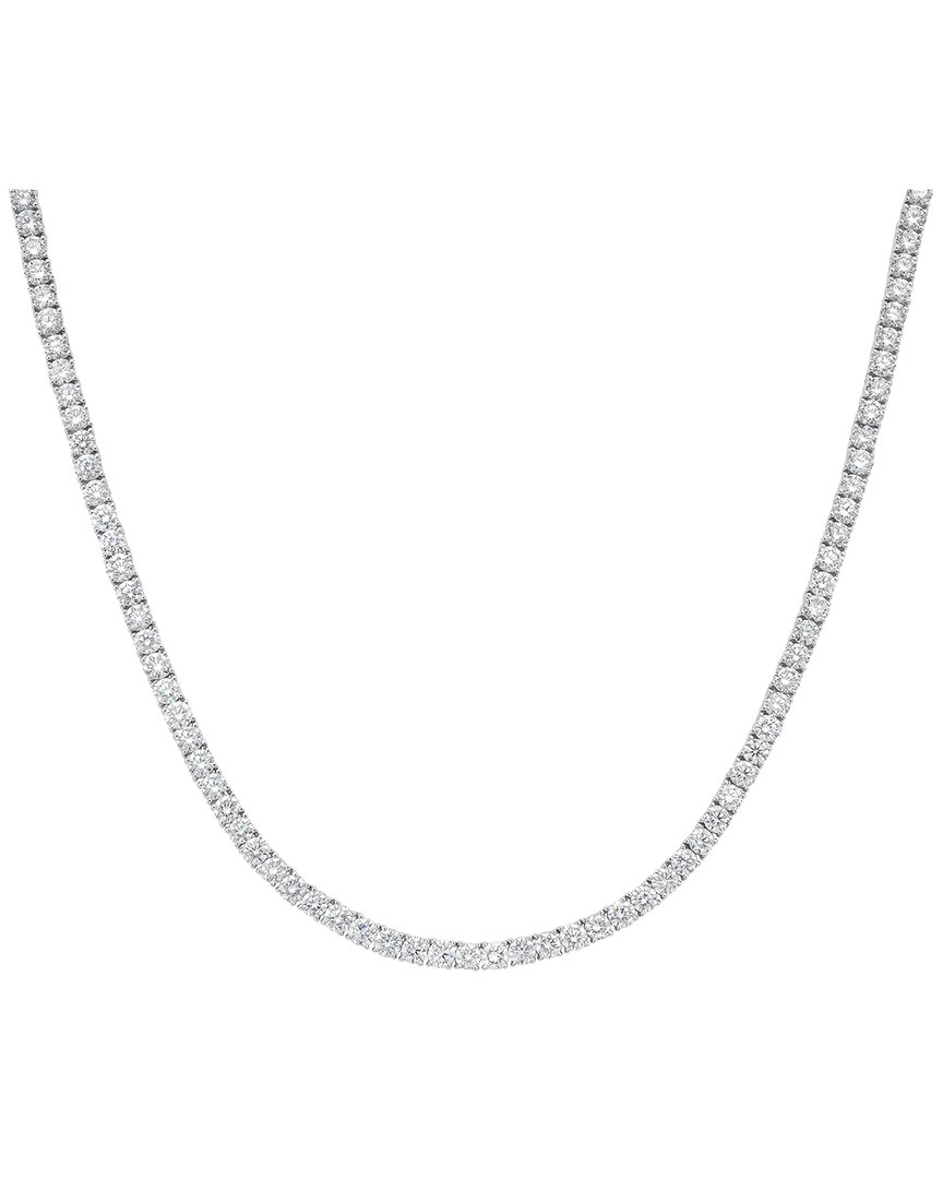 Diana M. 18k 16.00 Ct. Tw. Diamond Tennis Necklace