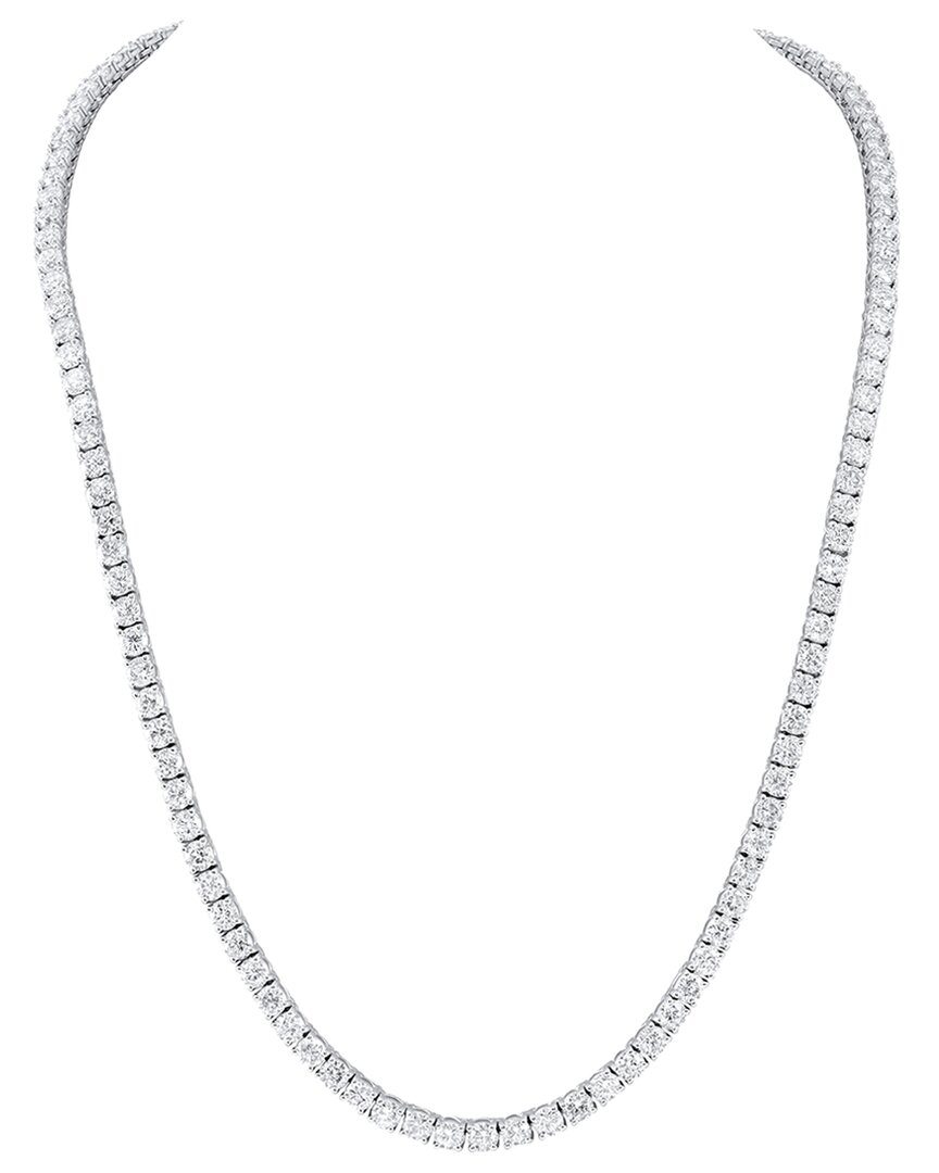 Diana M. 18k 16.85 Ct. Tw. Diamond Tennis Necklace