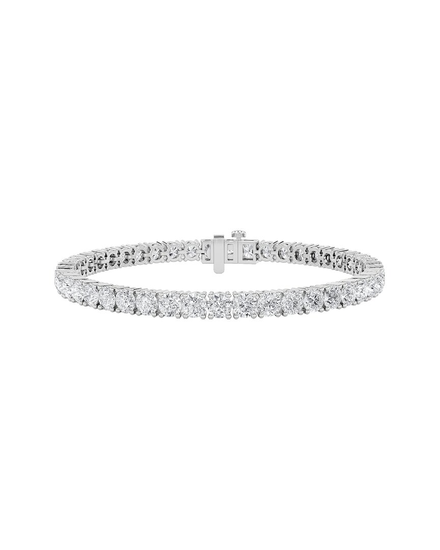 Lab Grown Diamonds 14k 15.00 Ct. Tw. Lab-grown Diamond Bracelet In White