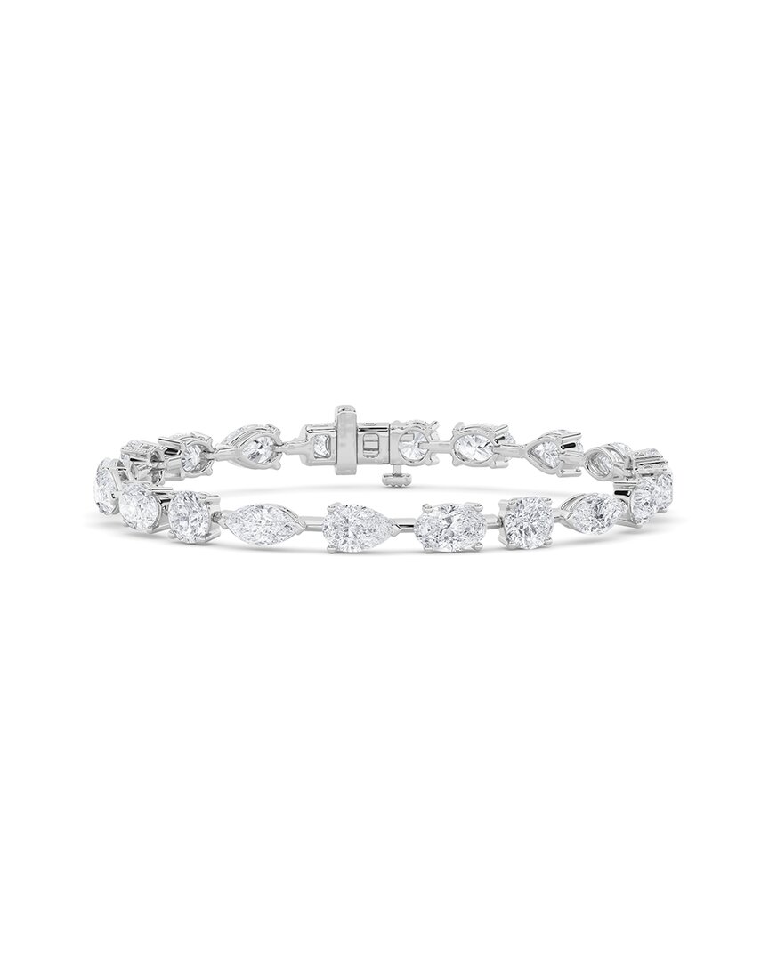 Lab Grown Diamonds 14k 12.00 Ct. Tw. Lab-grown Diamond Bracelet In White