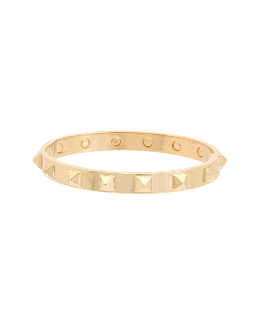Valentino Rockstud Metal Bangle In Yellow