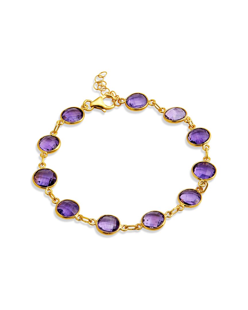 Savvy Cie 18 Carat Amethyst Bracelet