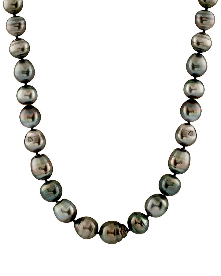 Masako Pearls 14k 8-11mm Tahitian Pearl Necklace