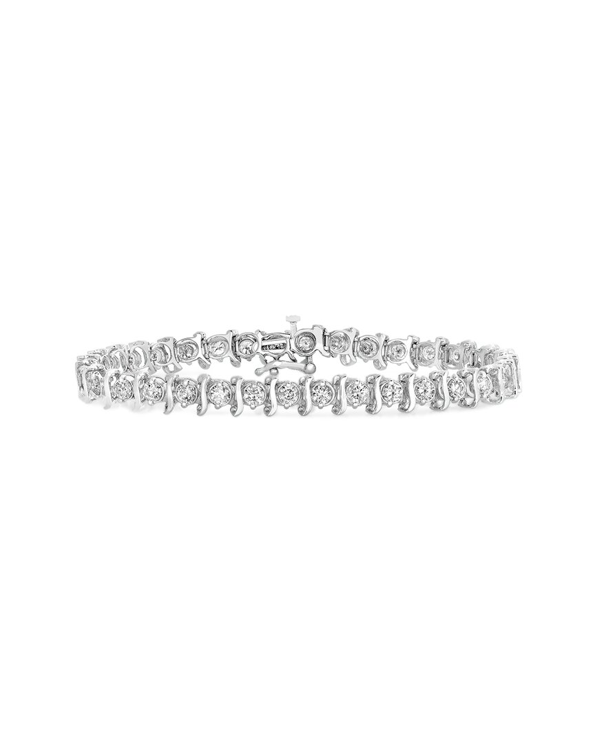 Amairah Platinum 7.00 Ct. Tw. Lab-grown Diamond Tennis Bracelet