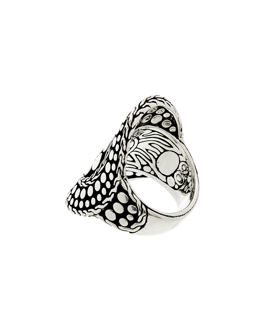 Shop John Hardy Dot Silver Curved Ring