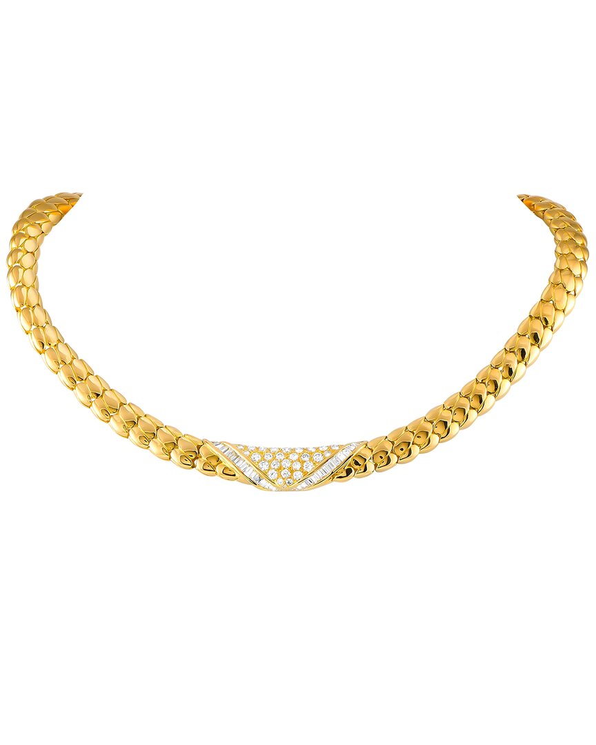 VAN CLEEF & ARPELS VAN CLEEF & ARPELS 18K 3.28 CT. TW. DIAMOND NECKLACE (AUTHENTIC PRE-LOVED)