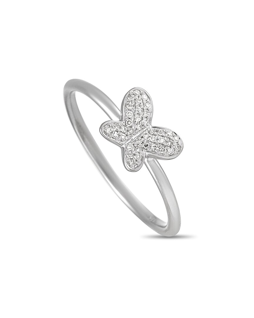 Diamond Select Cuts 14k Diamond Butterfly Ring