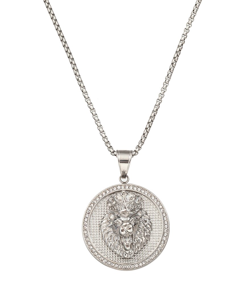 Eye Candy La The Bold Collection Titanium Cz Atlas Necklace