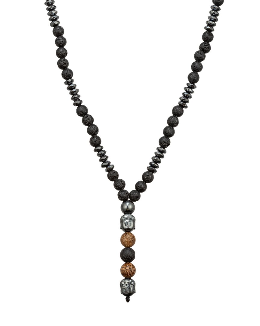 Eye Candy La The Bold Collection Agate Buddha Necklace