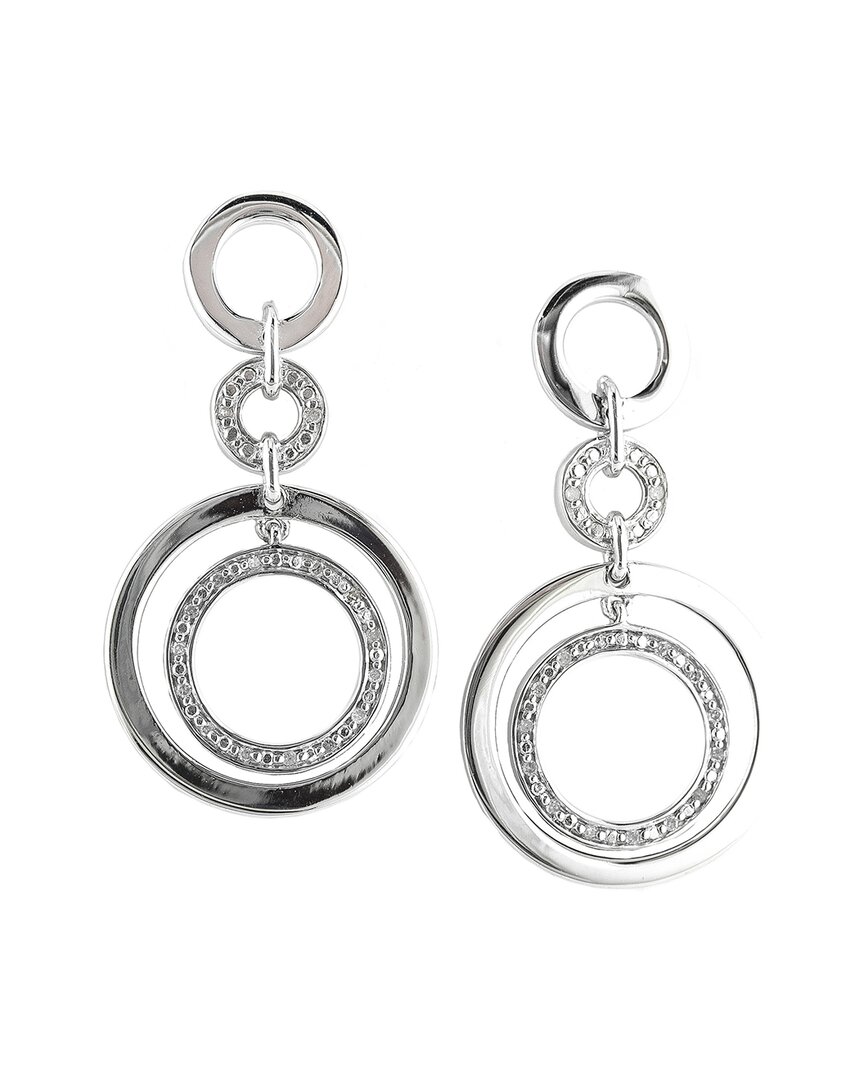Diamond Select Cuts Silver Diamond Earrings