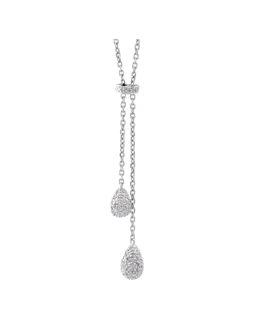 Diamond Select Cuts Silver 0.12 Ct. Tw. Diamond Necklace
