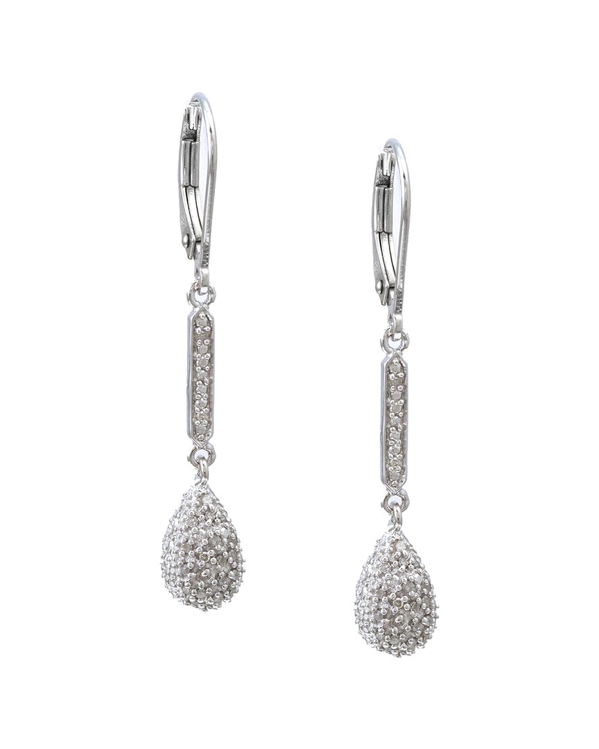 Diamond Select Cuts Silver 0.17 Ct. Tw. Diamond Earrings