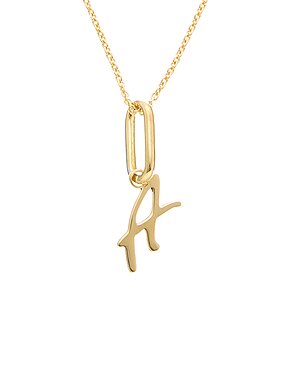 Meshmerise - Silver 0.06 ct. tw. Diamond Initial Necklace