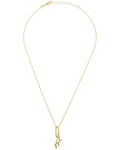 Meshmerise - Silver 0.06 ct. tw. Diamond Initial Necklace