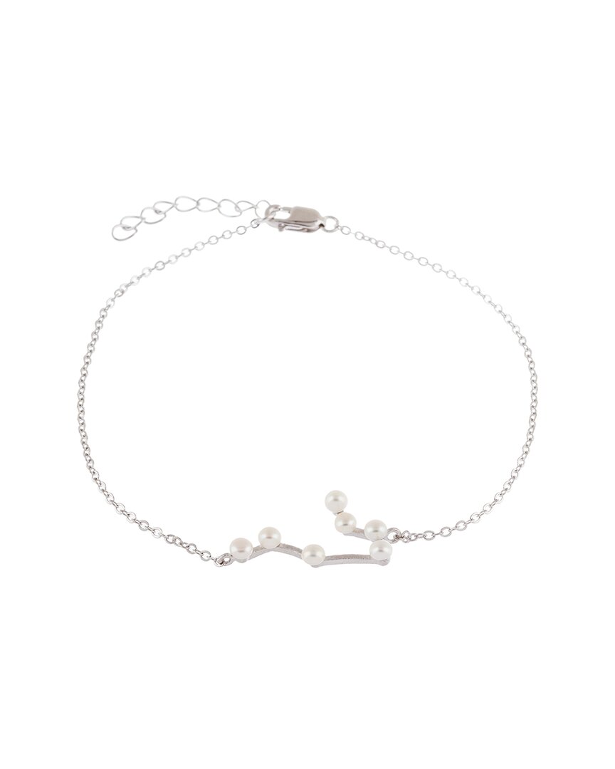 Splendid Pearls Silver 2.5-3mm Pearl Bracelet