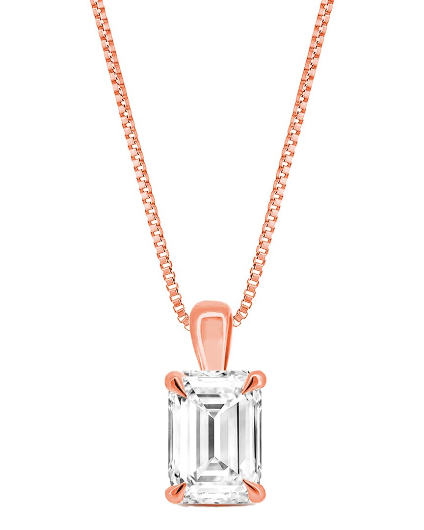 Lab Grown Diamonds Tf Dnu Amairah 14k 2.00 Ct. Tw. Lab-grown Diamond Solitaire Pendant Necklace