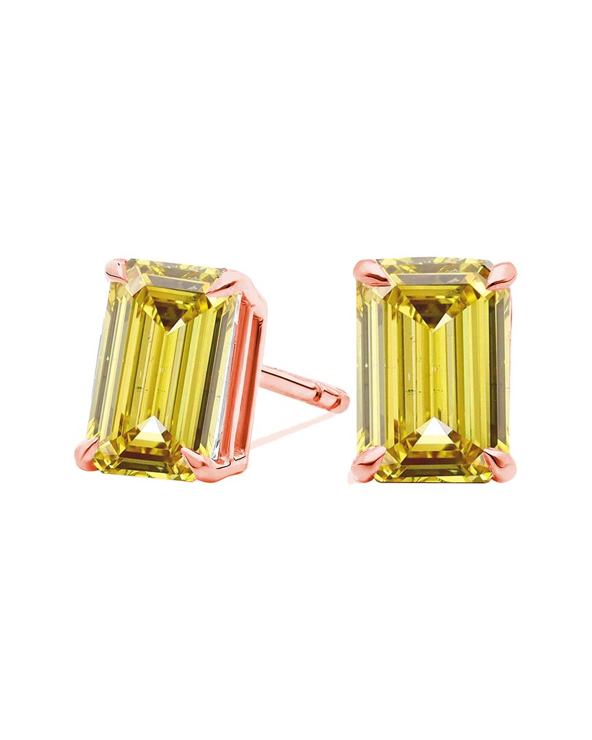 Amairah 14k Rose Gold 1.00 Ct. Tw. Lab-grown Diamond Stud Earrings
