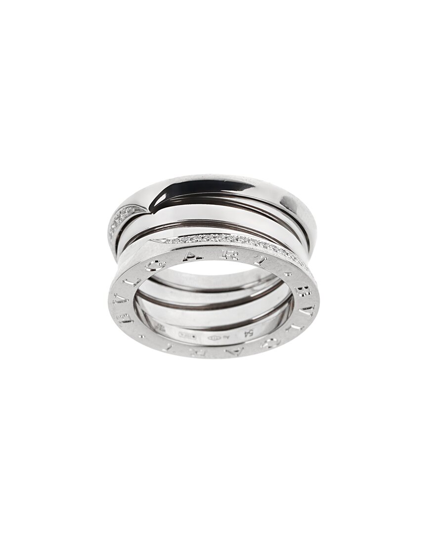 Bulgari Bvlgari 18k 0.31 Ct. Tw. Diamond Ring (authentic Pre-loved)
