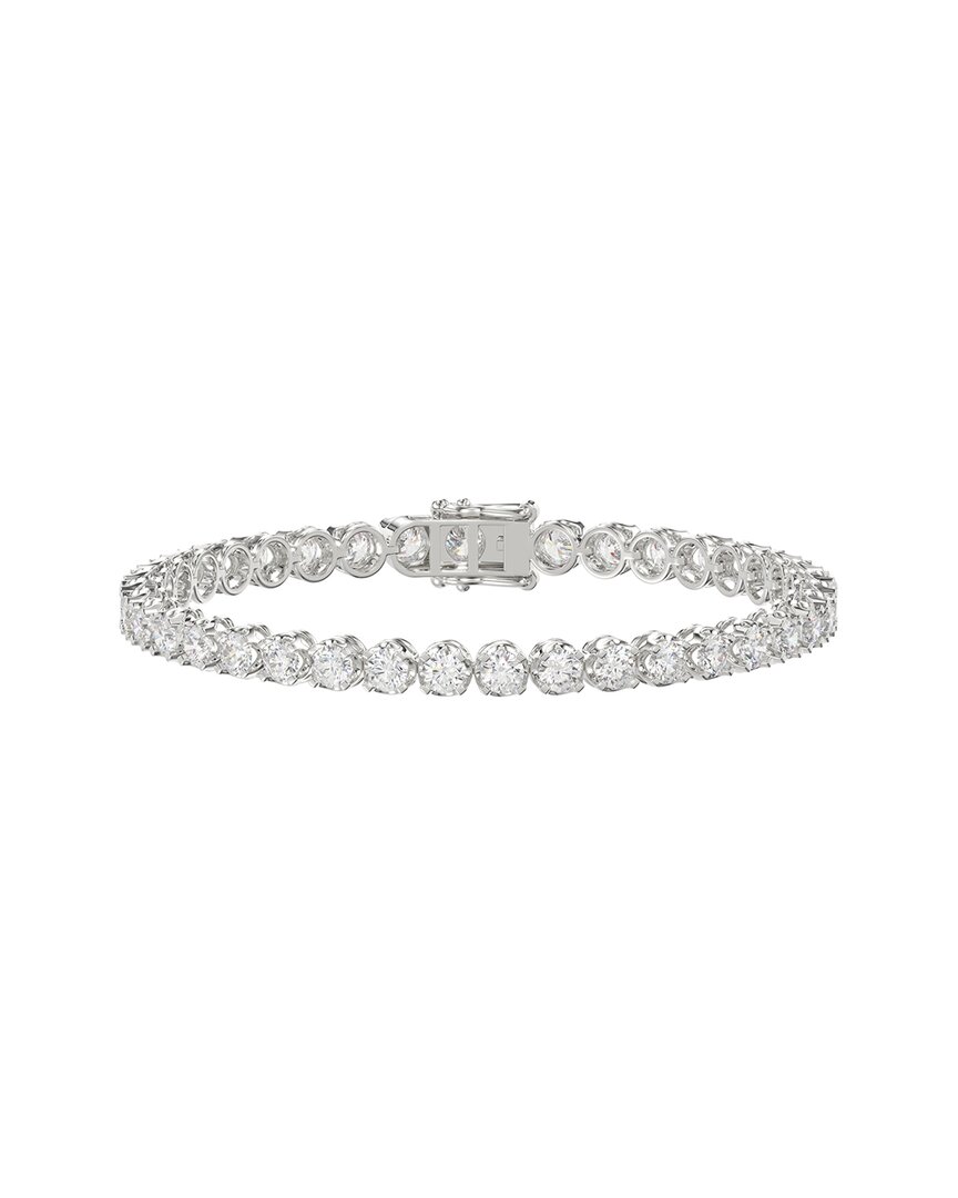 Ethos Creations Silver 7.00 Ct. Tw. Lab-grown Diamond Bracelet