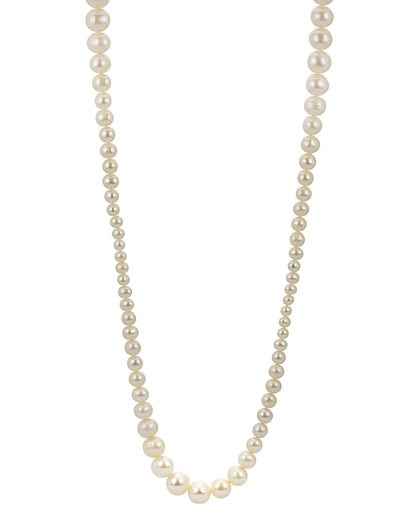 Pearls Imperial Silver 4-10mm Pearl 38in Necklace
