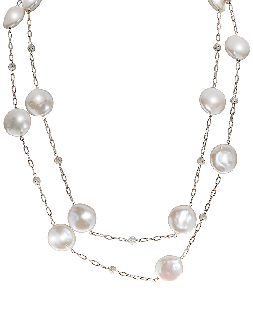 Pearls Imperial Silver 14-15mm Pearl 40in Necklace
