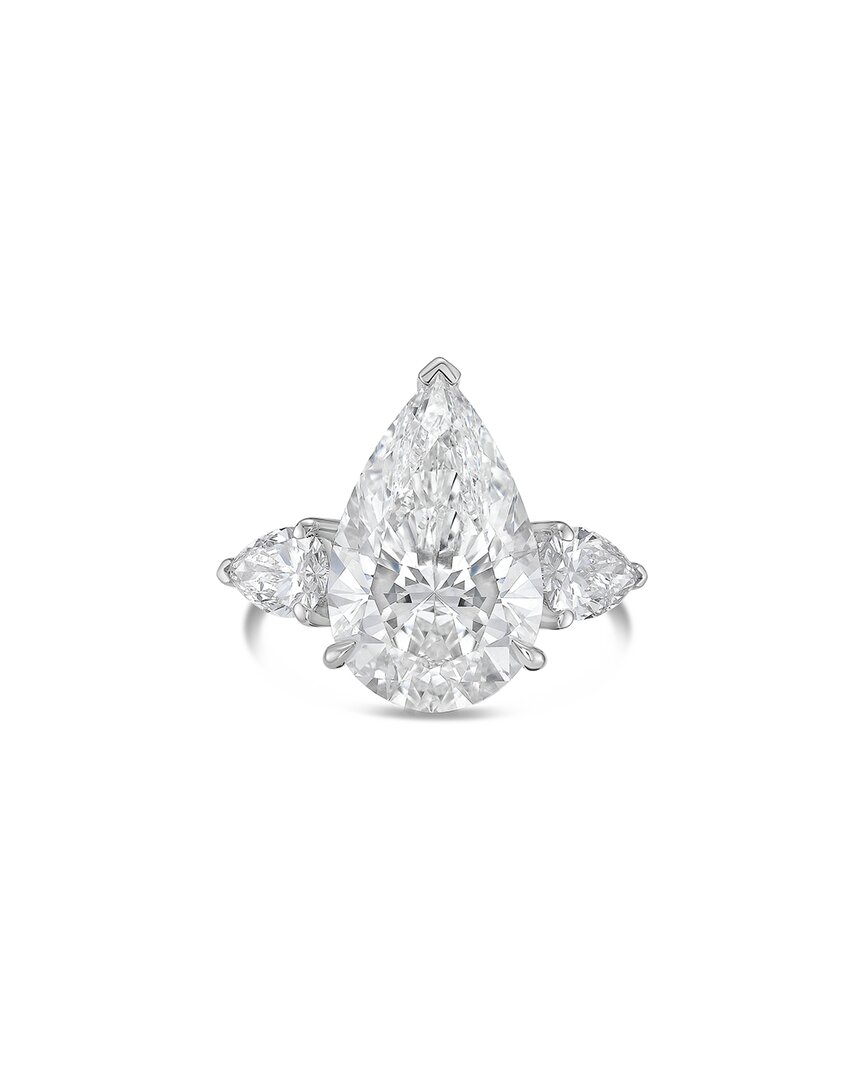 Diana M Lab Grown Diamonds Platinum 13.50 Ct. Tw. Three-stone Ring