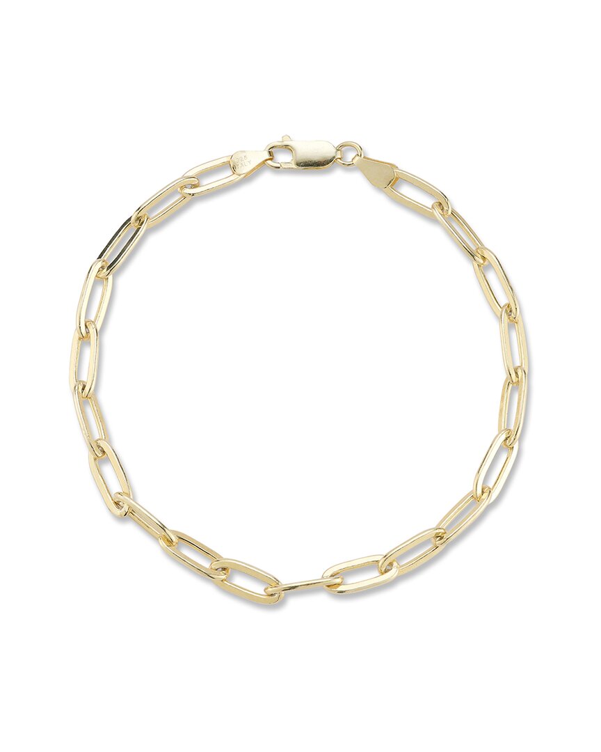 Yield Of Men Silver 3mm Paperclip Chain Bracelet