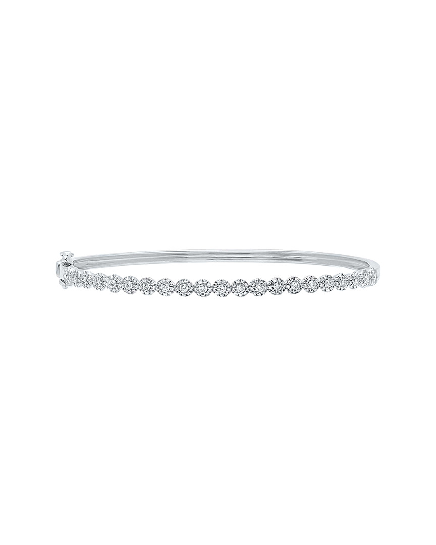 Diana M. Fine Jewelry 14k 0.89 Ct. Tw. Diamond Bangle