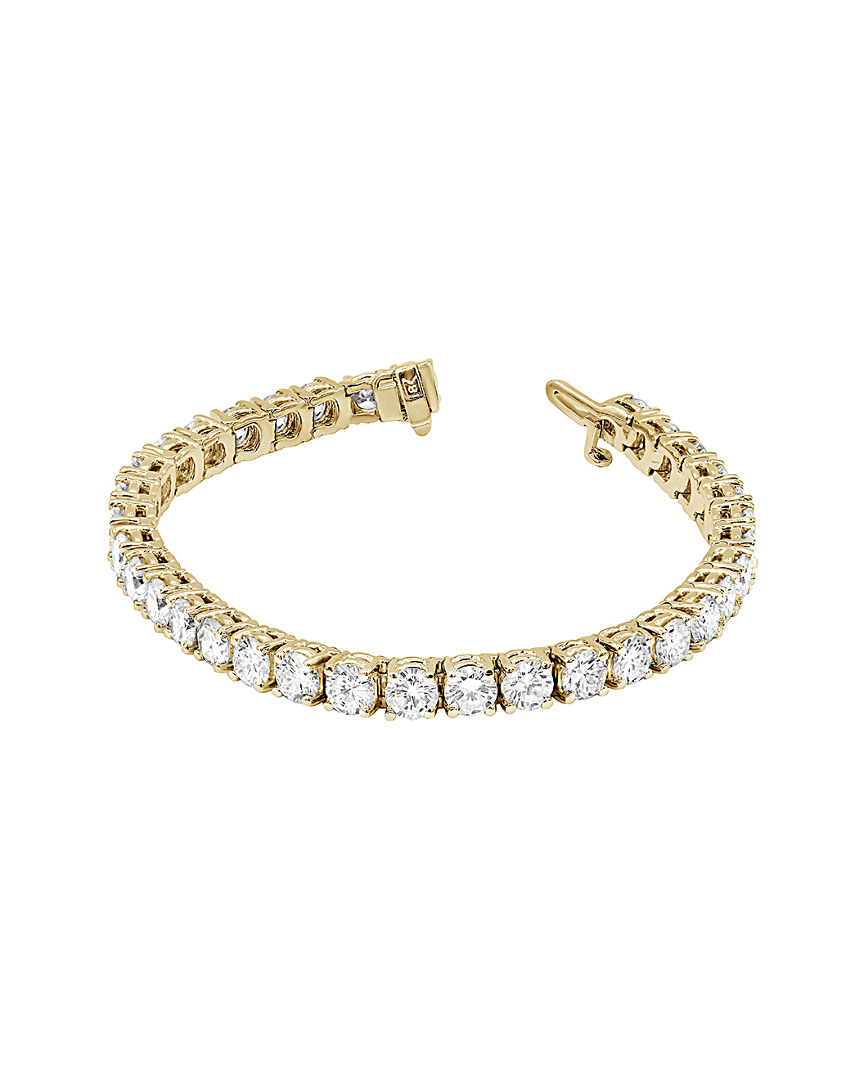 4.50 Carat Diamond Tennis Bracelet in 14k Yellow Gold